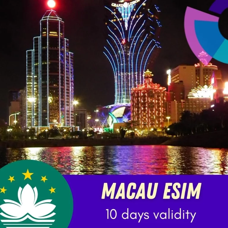 Macau eSIM 10 days